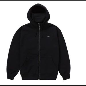 Supreme Black Face cover hooded zip up